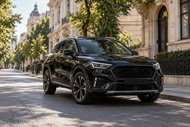 SUV pe o stradă din București — imagine ilustrativă